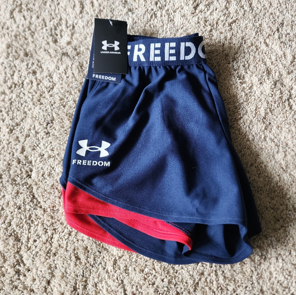UnderArmour Small Shorts - Red & Blue